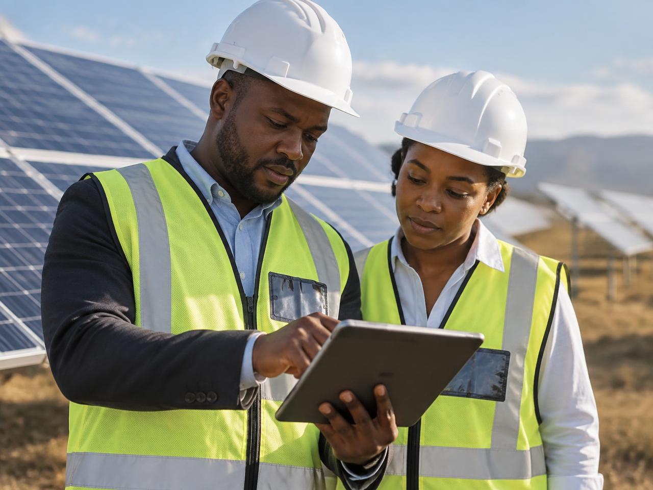 Helios Oro engineers on site